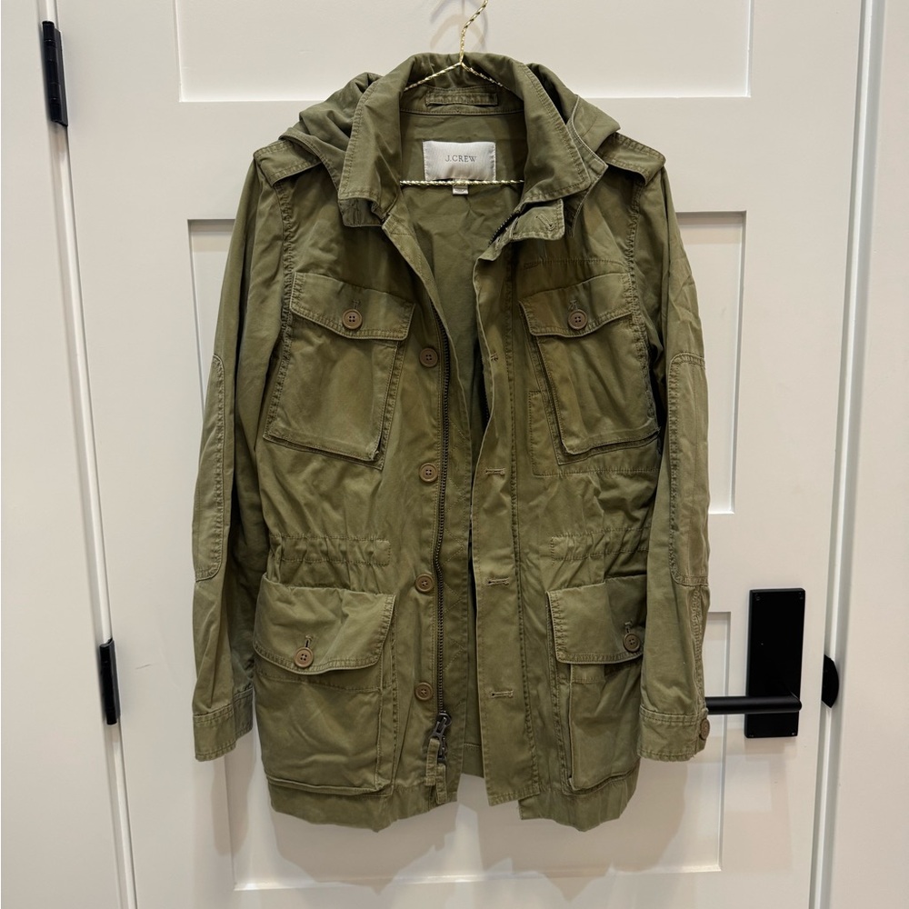 J.Crew Olive Green Utility Jacket
